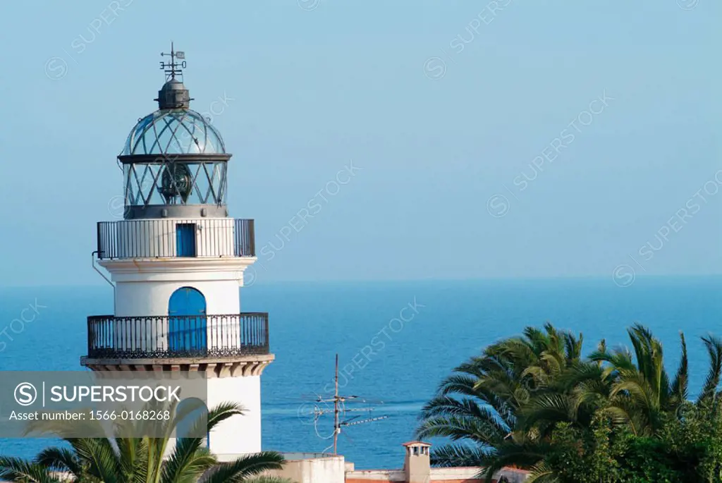 Lighthouse. Calella. Barcelona province, Spain