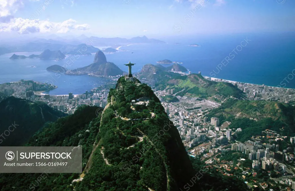 View of Rio de Janeiro in Brazil
