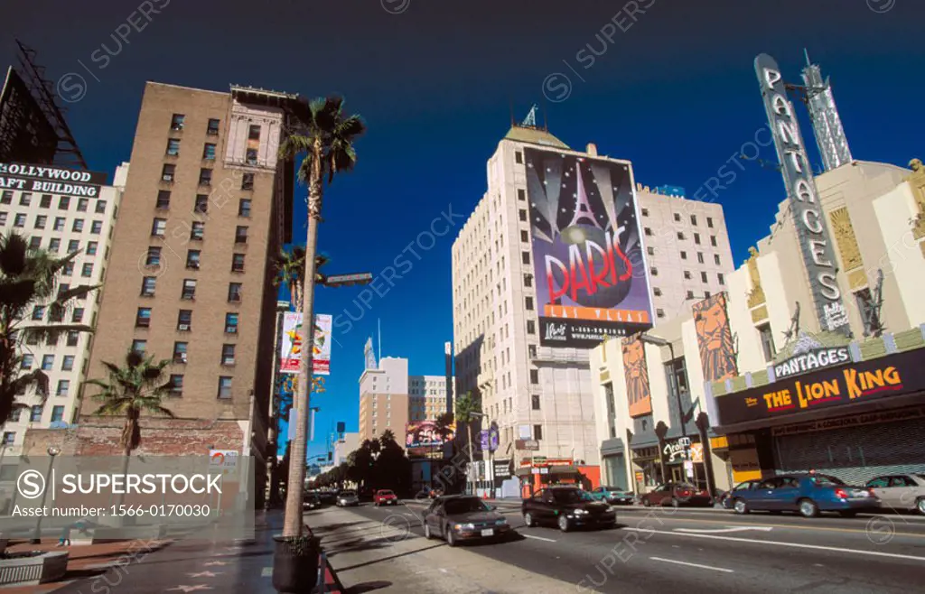 Hollywood Boulevard. Los Angeles. California, USA
