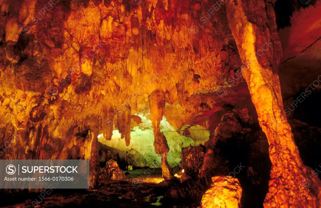 Loltun caves. Yucatán. Mexico.