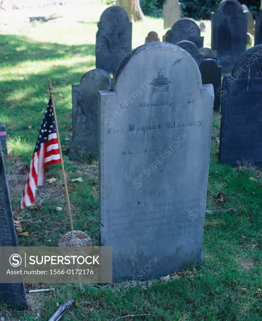 Grave of Captain Daniel MacKey (Army U.S.) Massachusetts, USA