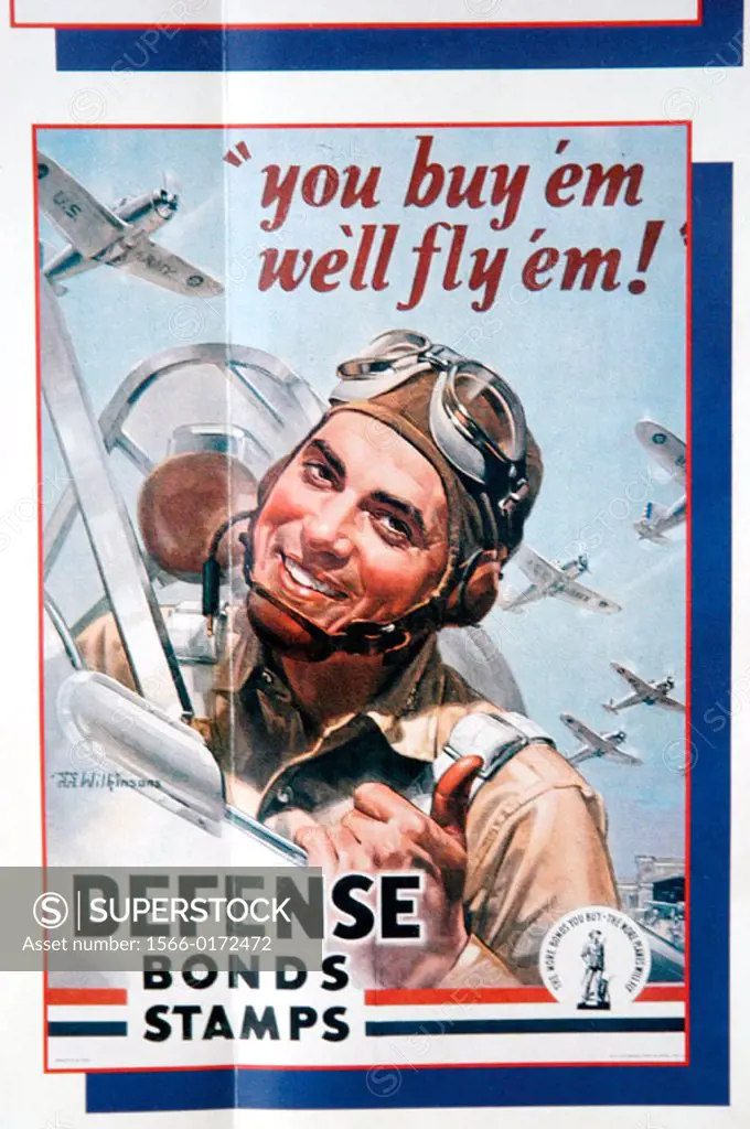 World War II: American war bonds advertising