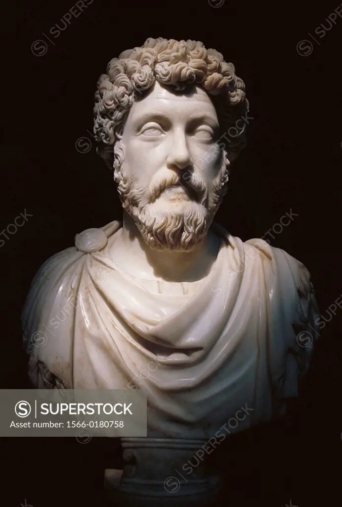Marcus Aurelius´ bust in museum. Ephesus. Turkey