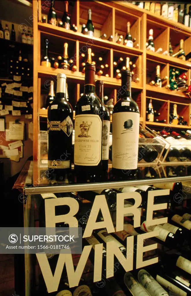 Wine shop. Napa Valley. California. USA