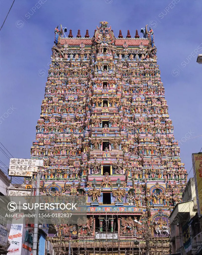 Sri Meenakshi Amman Temple. Madurai. Tamil Nadu. India
