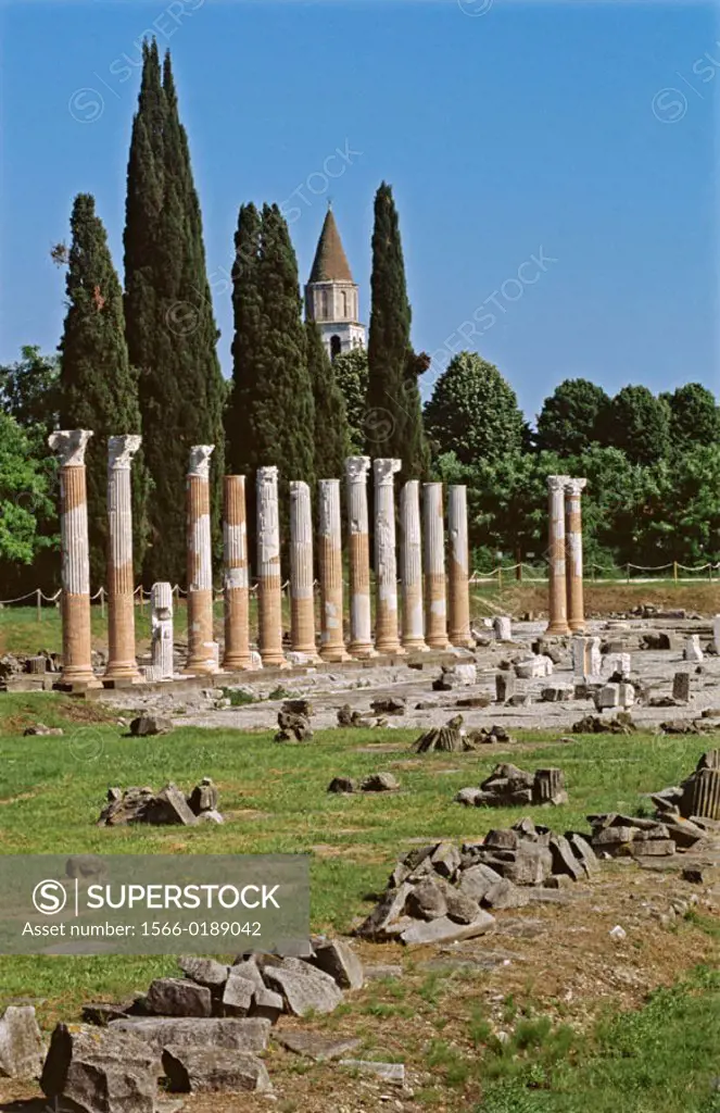 Roman Forum. Aquileia. Friuli-Venezia Giulia, Italy