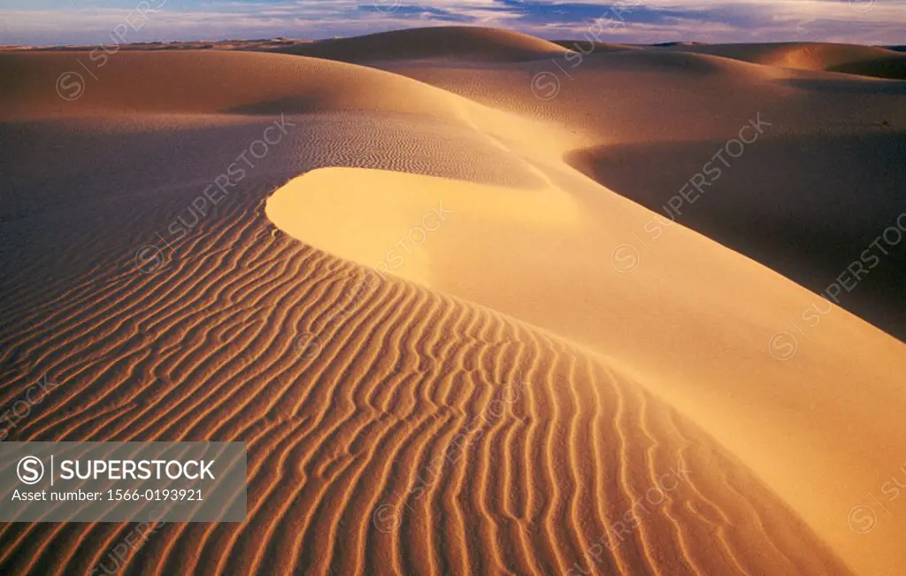 Erg Kilian dunes. Tassili del Hoggar. Algeria