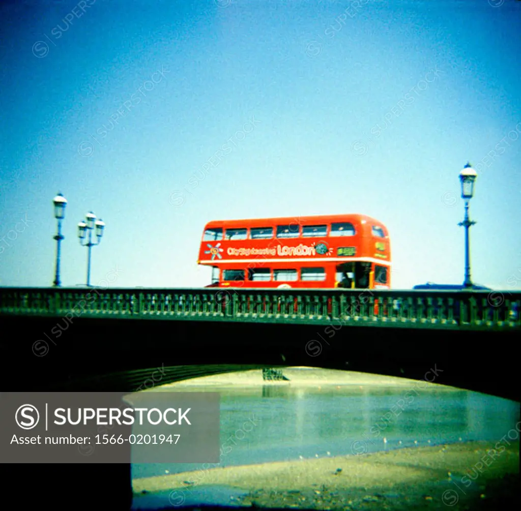 Double-decker bus. London. England, UK
