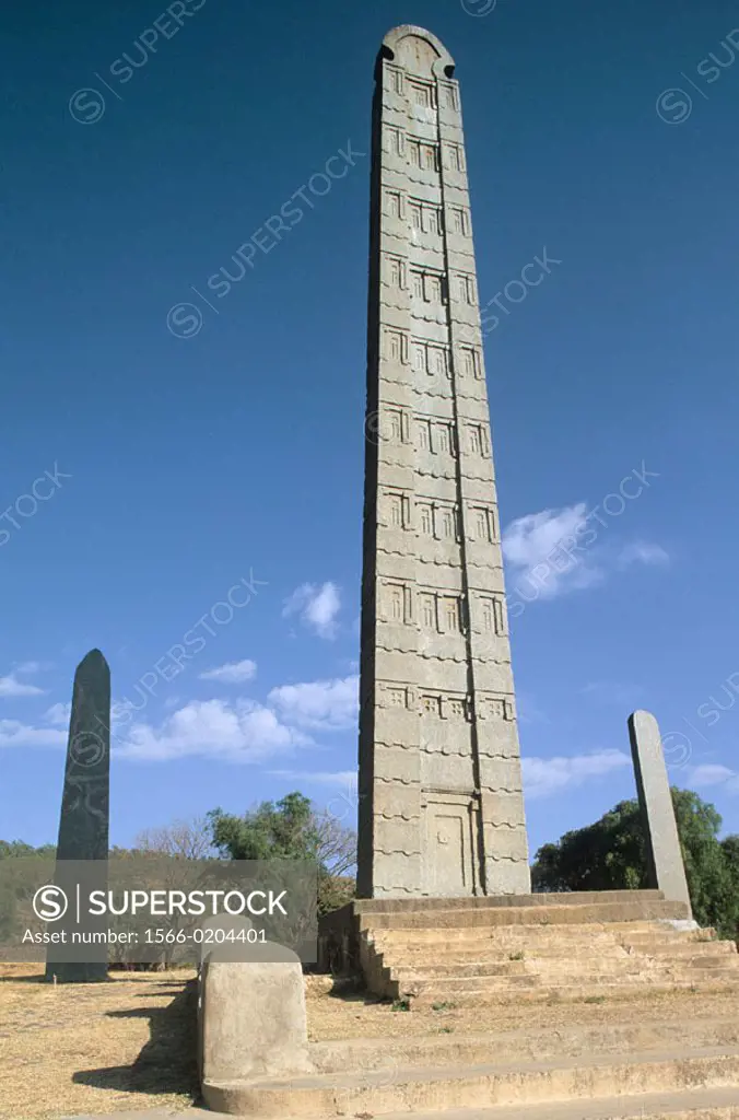 Stele. Axum. Ethiopia.