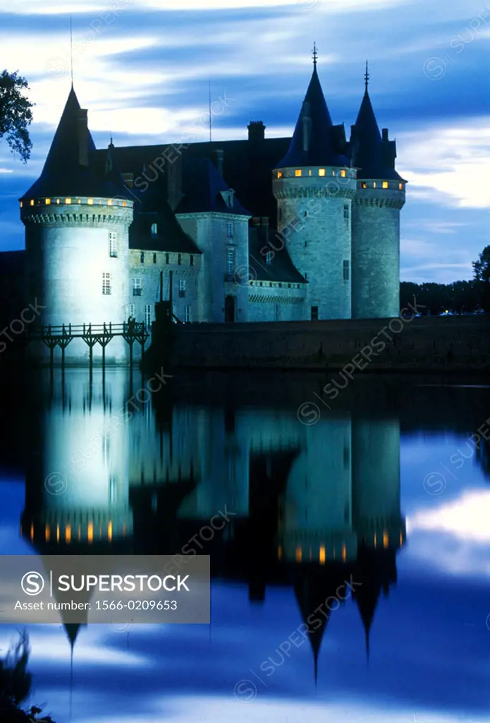 Castle of Sully-sur-Loire. Loiret, France