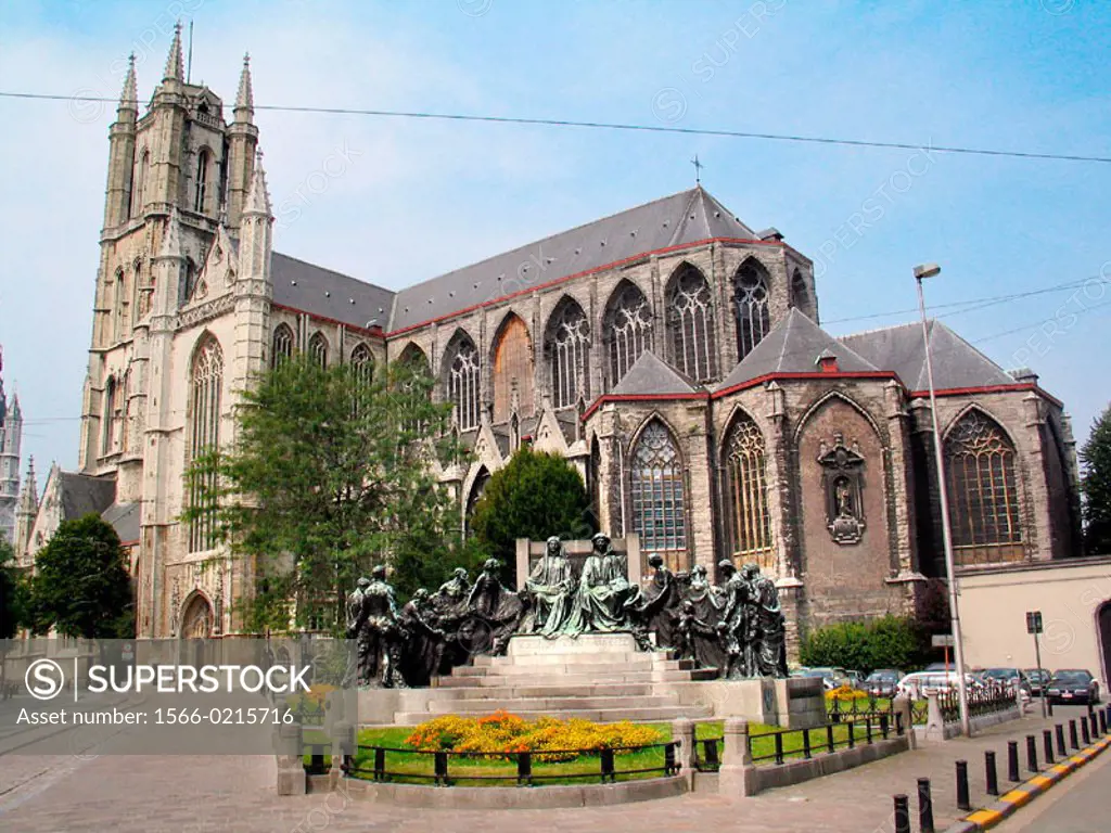 Cathedral of Saint Bavon (Sint-Baafskathedraal). Gent. Belgium