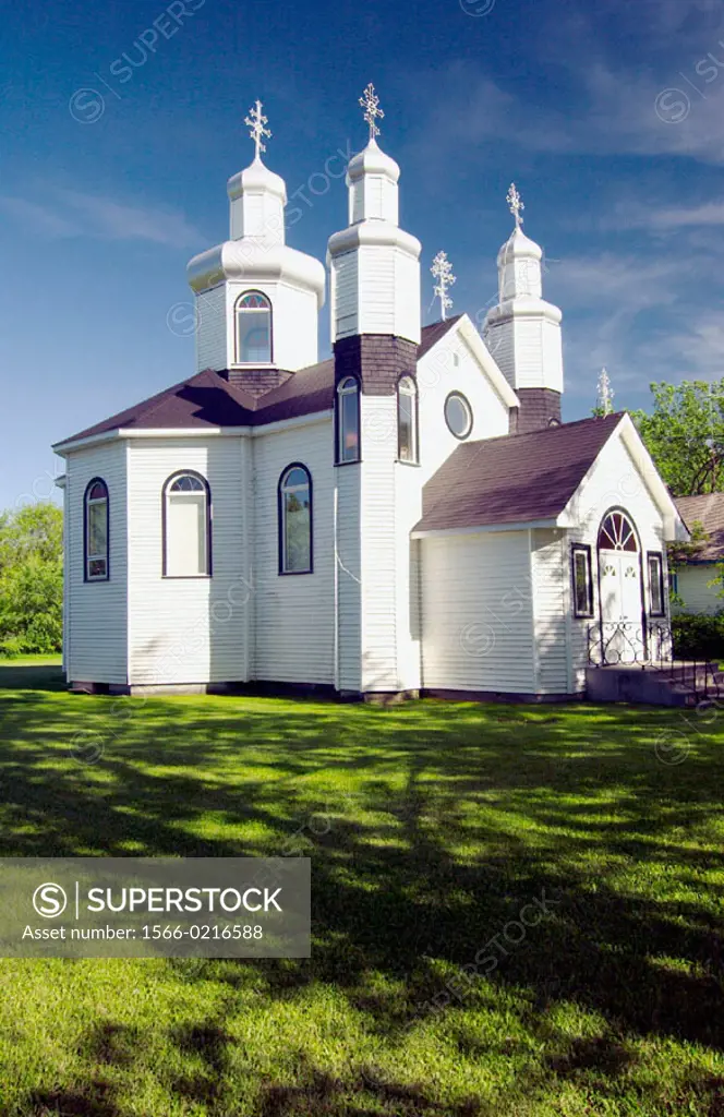 The Ukrainian Orthodox Church in Vita, Manitoba. Canada