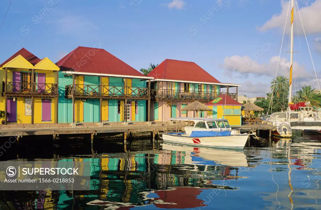 Heritage Quay. Saint John´s. Antigua island. Antigua and Barbuda. West Indies. Caribbean.