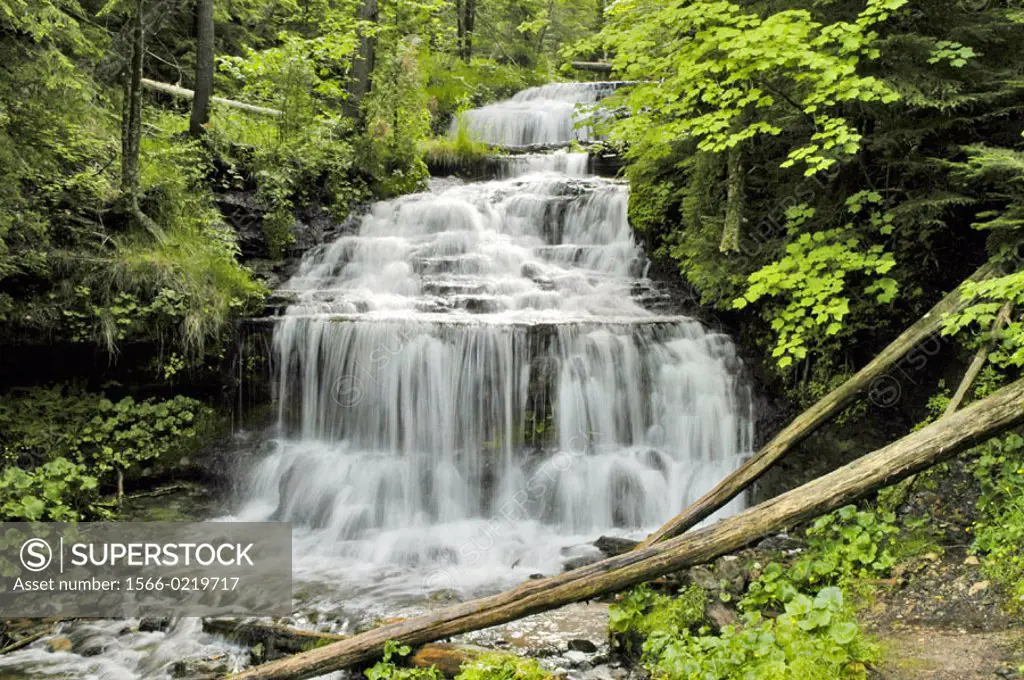 Wagner Waterfalls Munising Michigan Upper Peninsula
