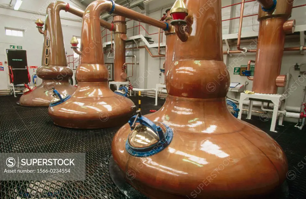 Glengoyne whisky distillery, Edrington Group. Scotland, UK