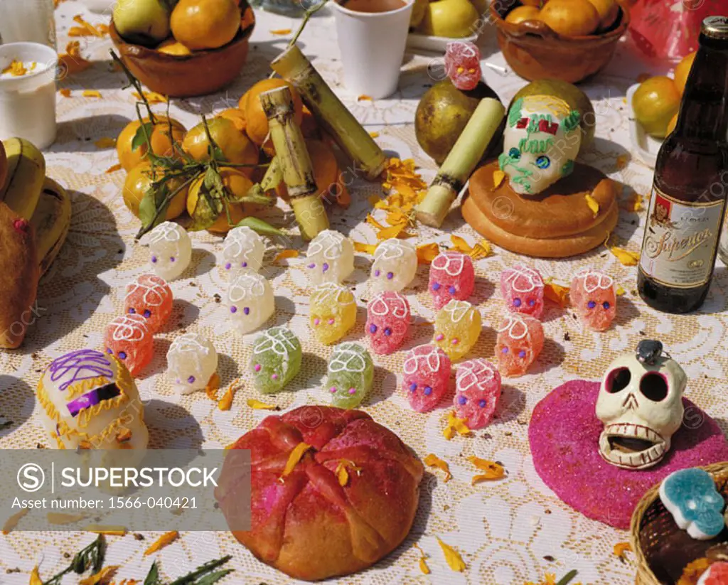 Sweets. Day of the Dead. Mexico D.F. Mexico