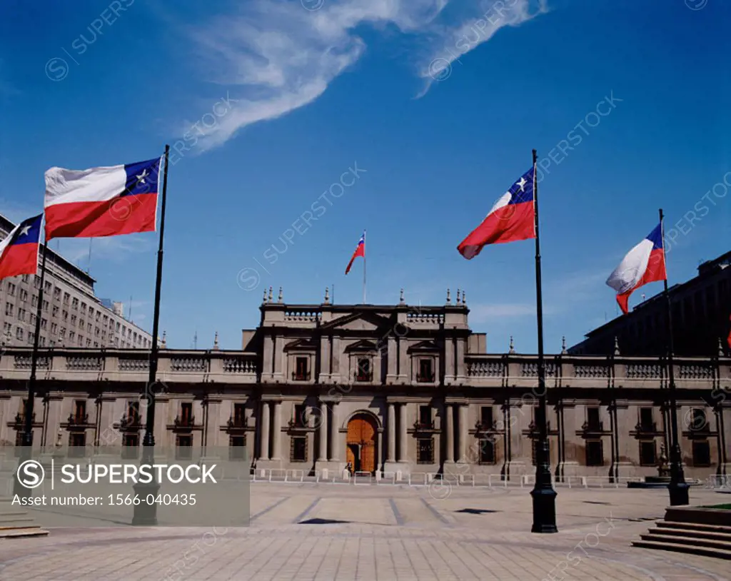´La Moneda´ the Presidential Palace. Santiago. Chile