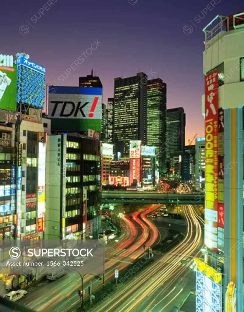 Shinjuku district. Tokyo. Japan