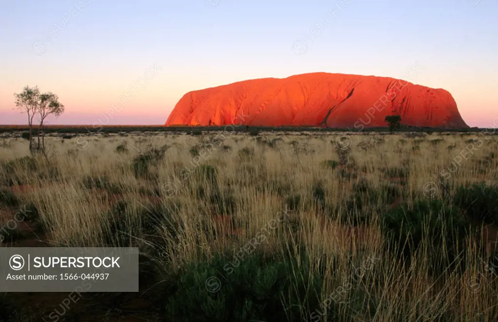 Ayers Rock. Uluru-Kata Tjuta National Park. Northern Territory. Australia