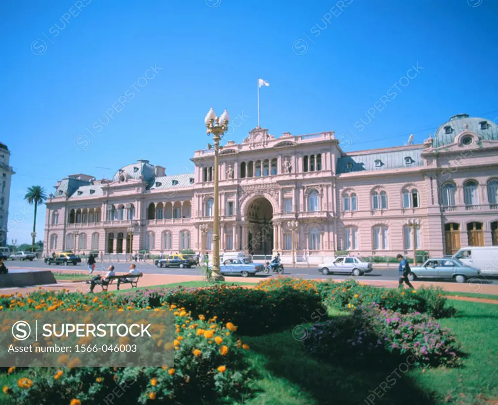 Casa Rosada, presidential palace. Plaza de Mayo. Buenos Aires. Argentina