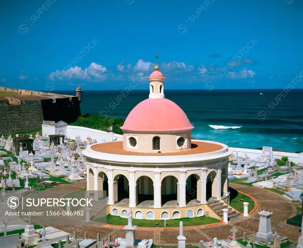 Old cemetery, Fortress of El Morro. San Juan. Puerto Rico