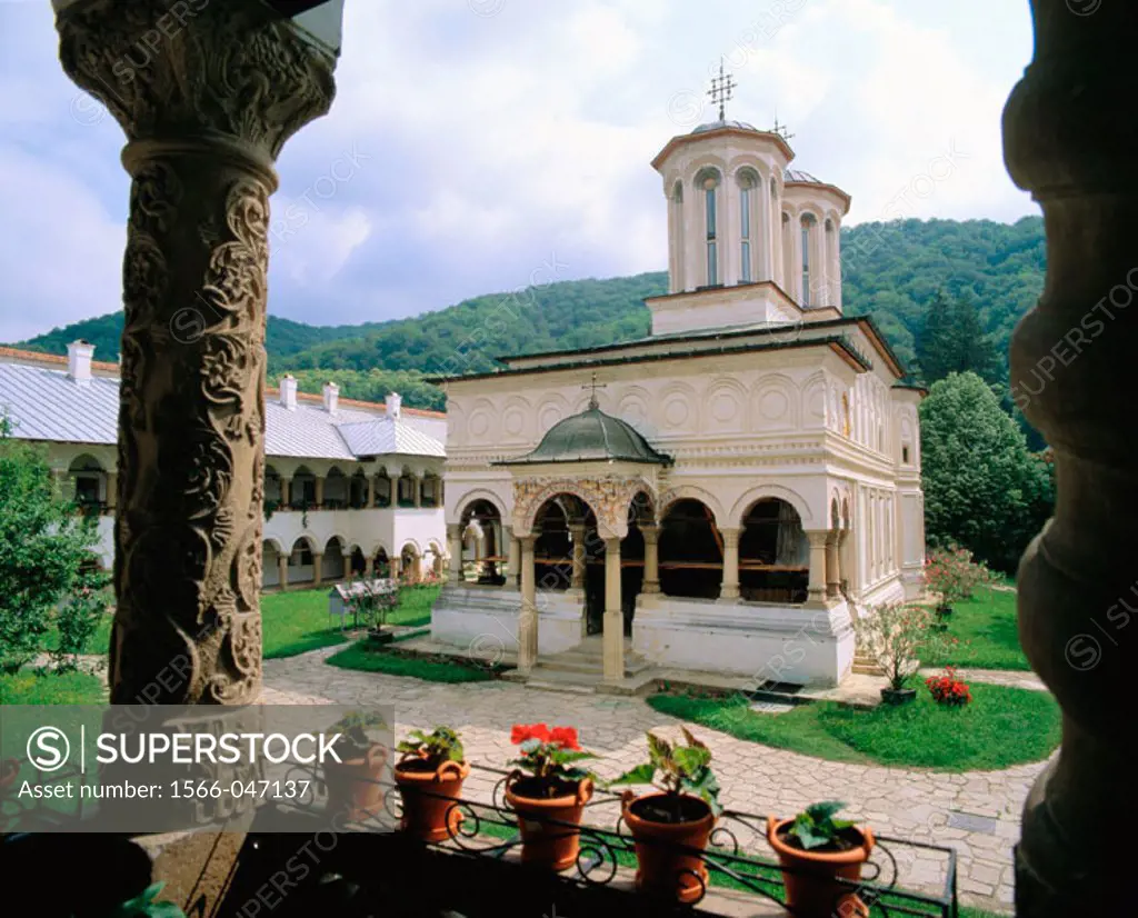 Horezu fortified monastery. Wallachia. Romania