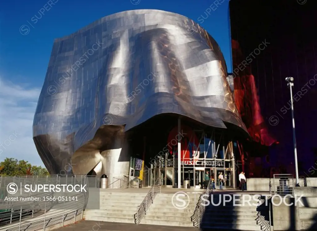 Experience Music Project, interactive music museum built by Frank O. Gehry. Seattle. USA