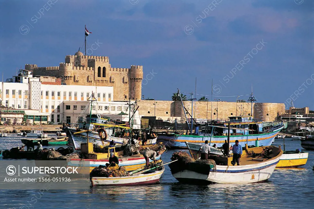 Qait Bay fortress. Alexandria. Egypt