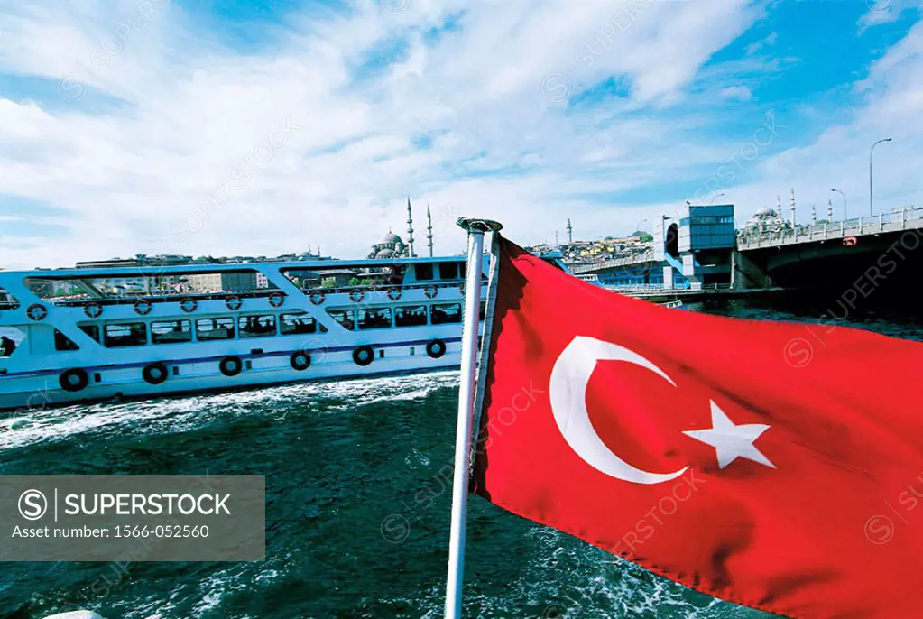 Cruising on Bosphorus. Istanbul. Turkey