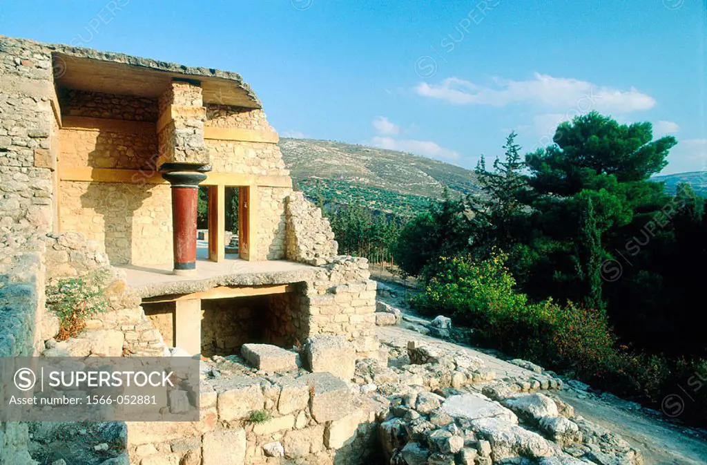 Palace ruins. Knossos. Crete. Greece