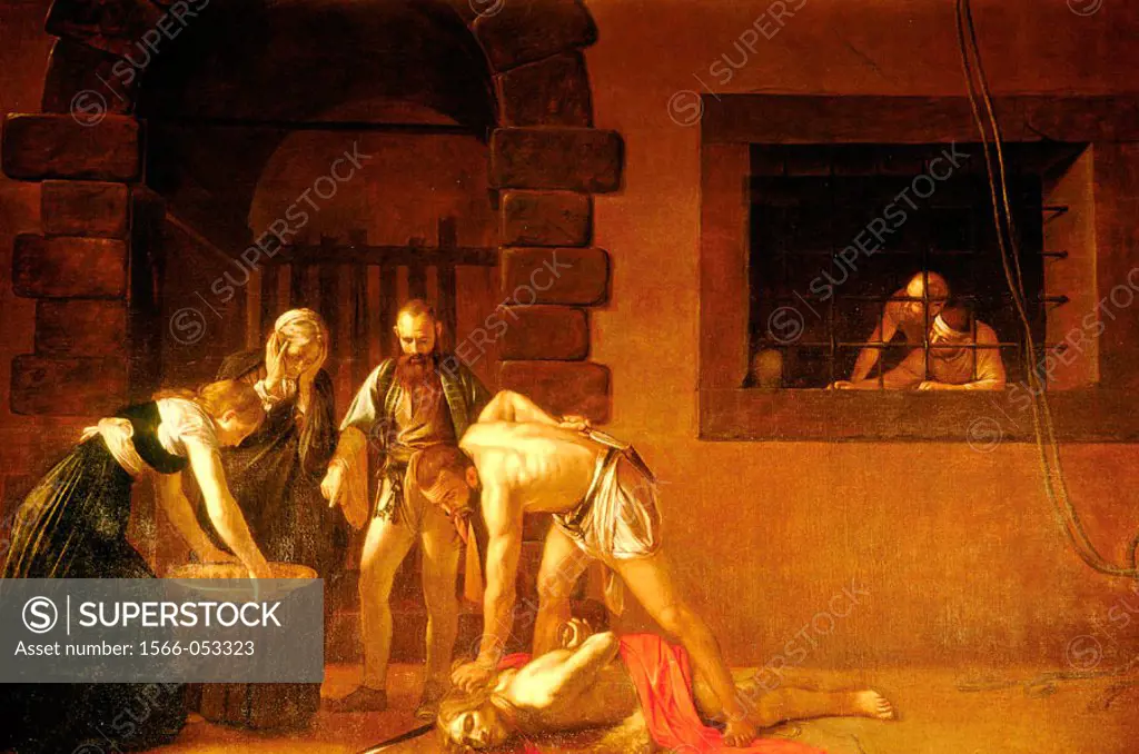 The Beheading of St. John the Baptist (1607-1608). St. John´s Co-Cathedral. Valletta. Malta