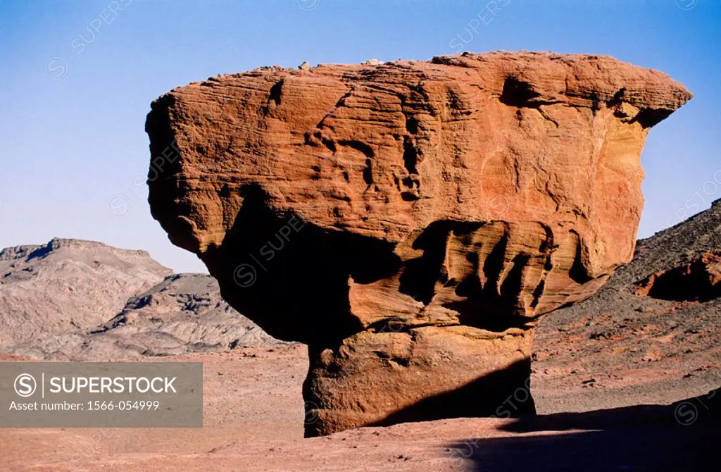 Rock formations. Sinai desert, Egypt