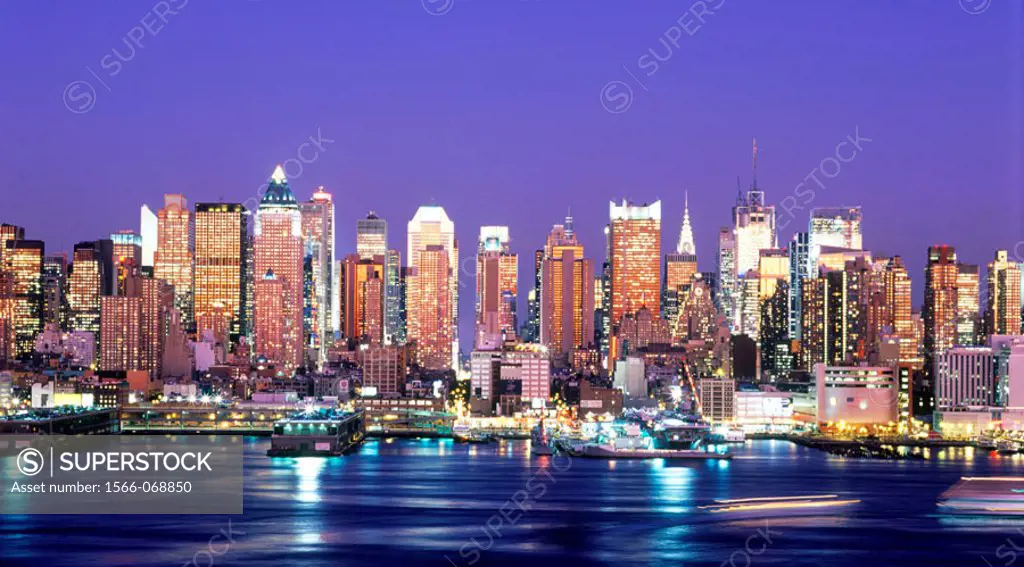 Midtown Manhattan Skyline, New York City. USA