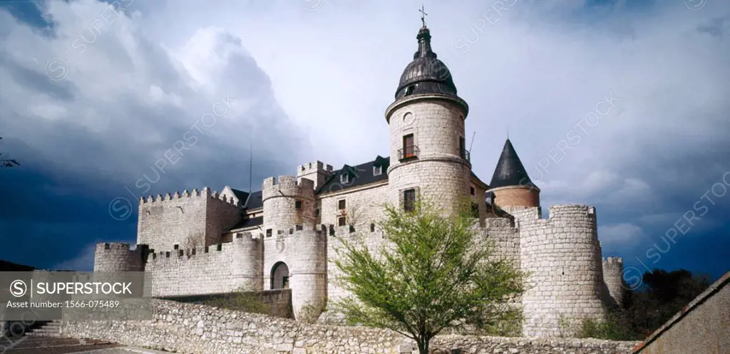 Simancas Castle in Valladolid province. Castilla y Leon. Spain