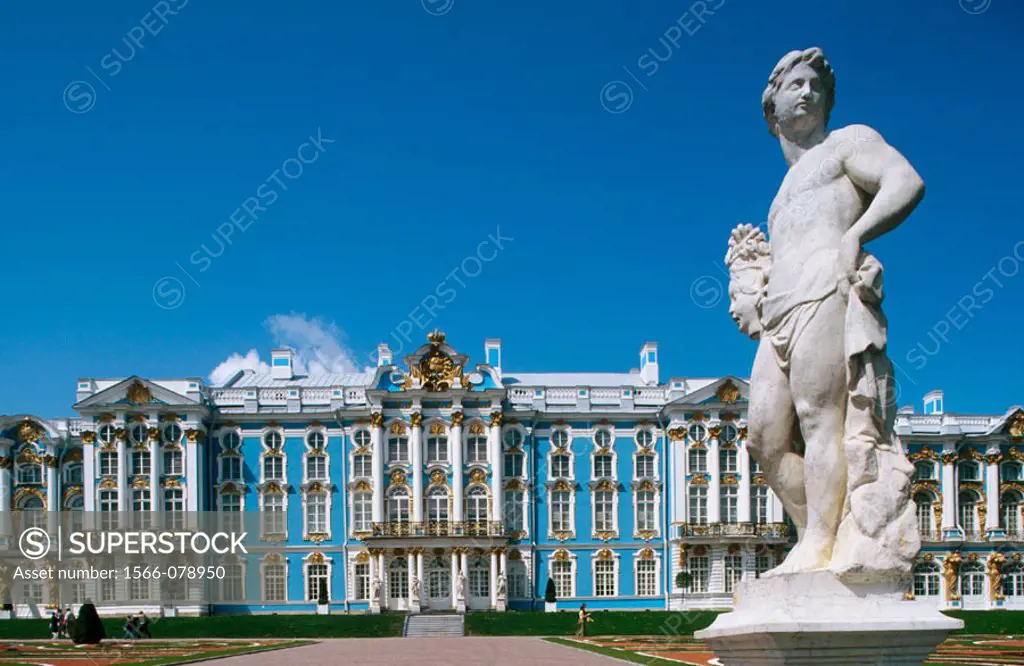 Catherine Palace, Pushkin (aka Tsarskoye Selo). St. Petersburg. Russia