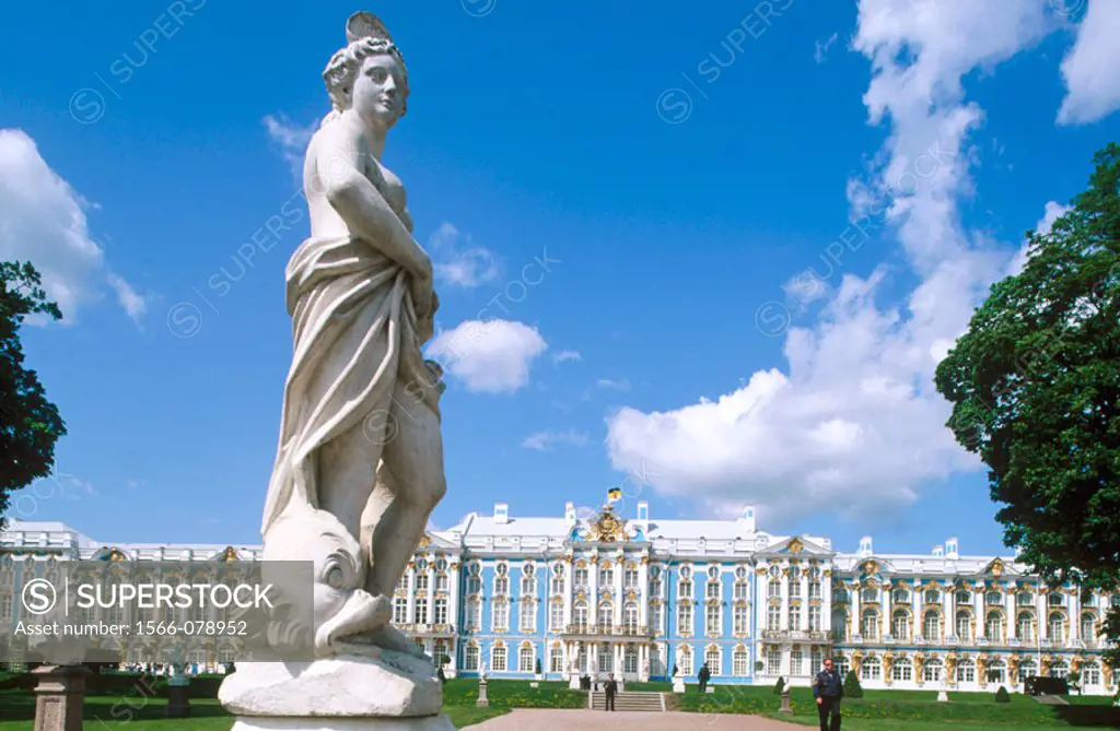 Catherine Palace, Pushkin (aka Tsarskoye Selo). St. Petersburg. Russia