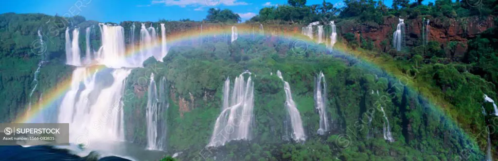 Iguazu Falls. Argentina-Brazil border