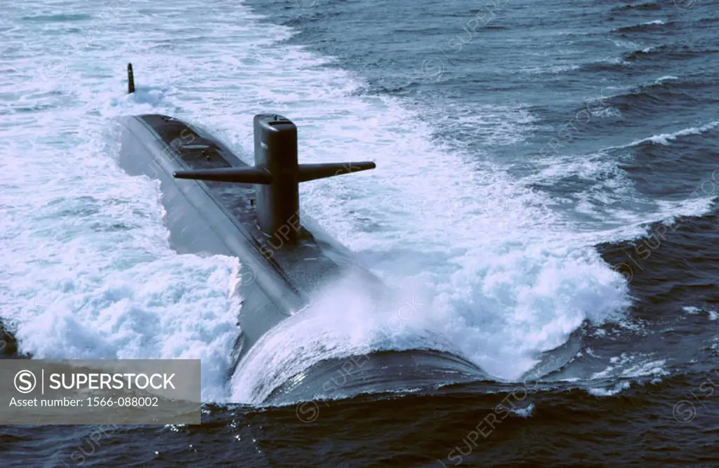 USS City of Corpus Christi submarine (SSN 705) on dive