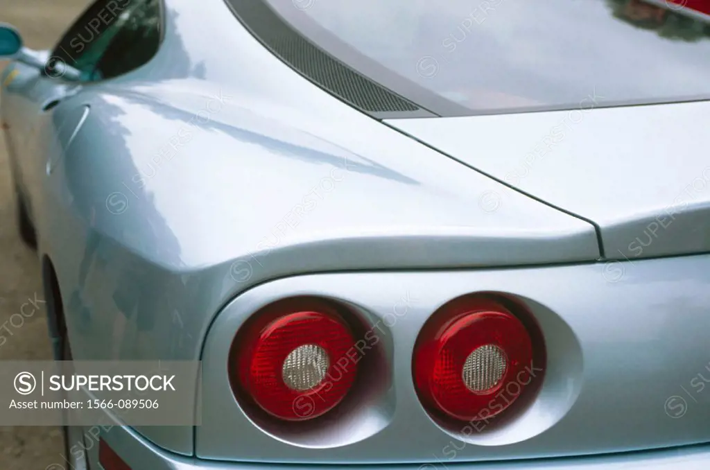 Taillights. Silver Ferrari 360 ´Modena´