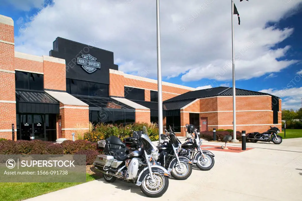 Harley Davidson motorcycles, engine plant. Milwaukee. Wisconsin, USA