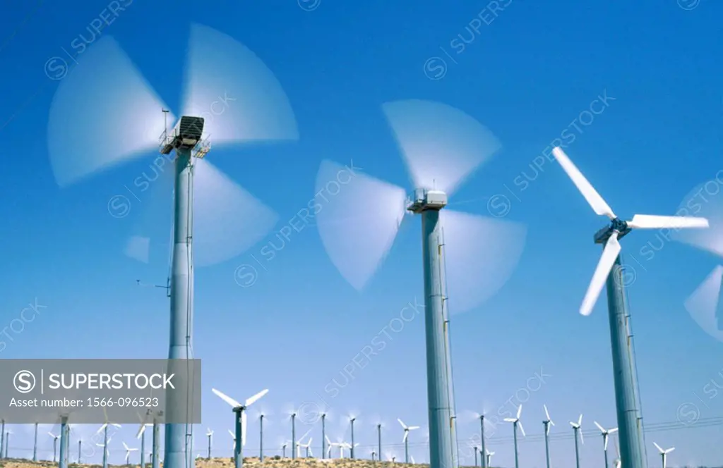 California wind turbines