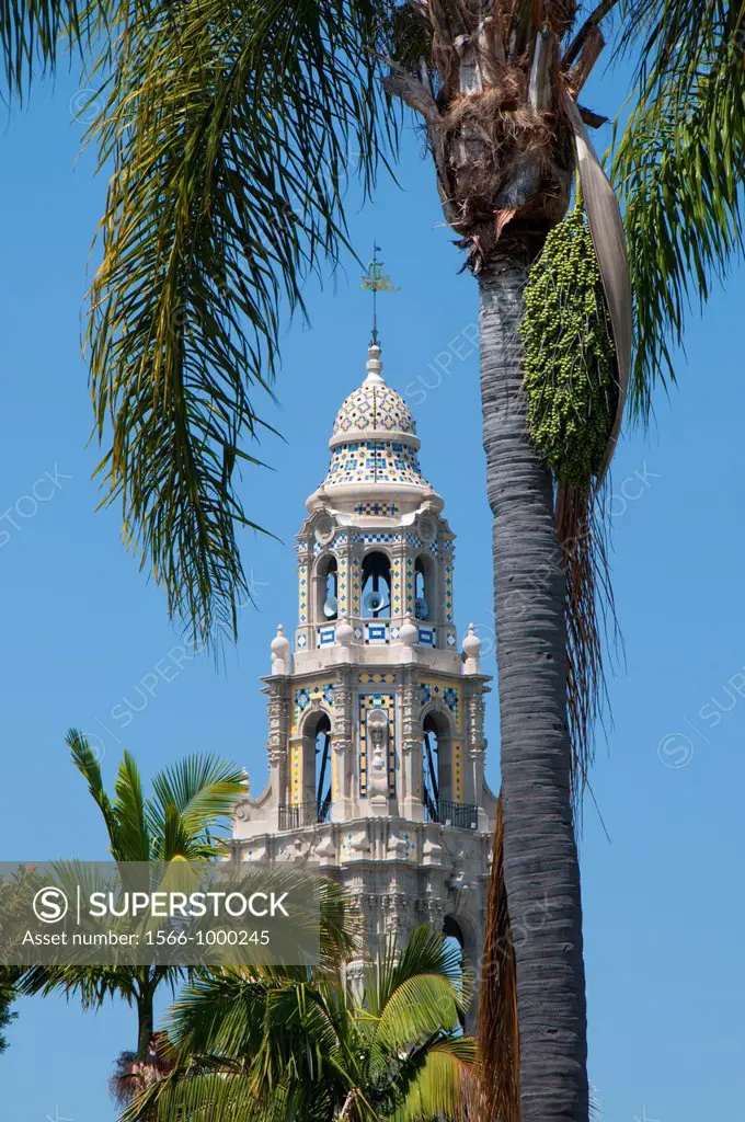 Museum of Man tower, Balboa Park, San Diego, California