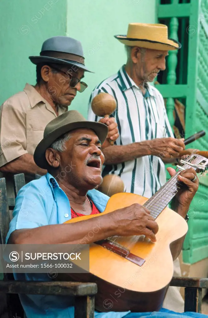 Los Pinos band. Trinidad, Cuba