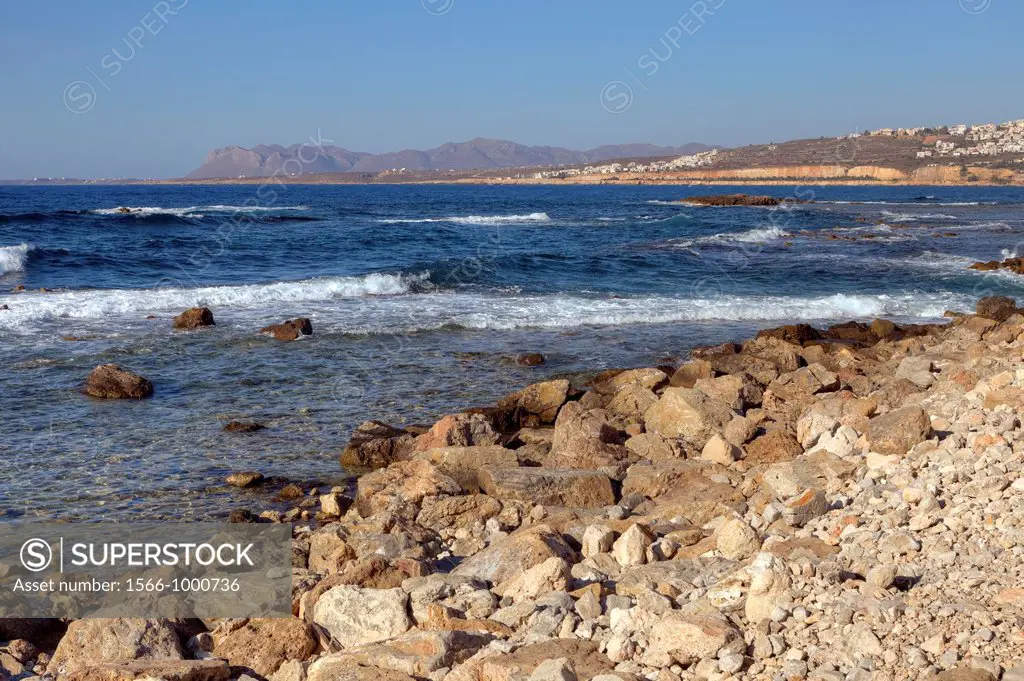 Cretan Sea in Chania, Crete, Greece