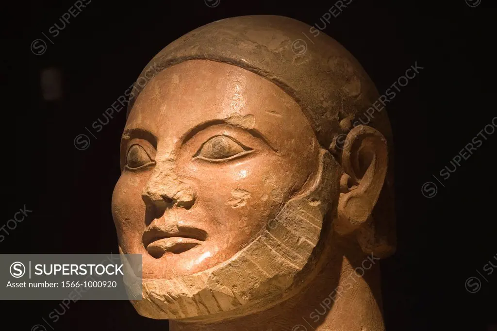 europe, italy, tuscany, chiusi, archaeological museum, exhibition of etruscan art, collection of pietro bonci casuccini, cinerary statue called pluton...