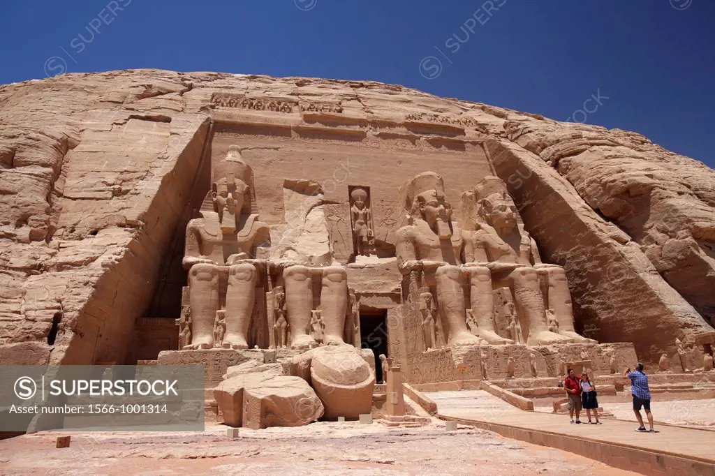 Abu Simbel temple of Ramesses II, Aswan, Egypt