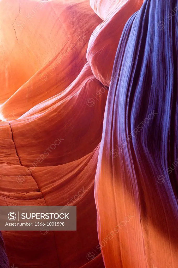 United States, Arizona, Page , Navajo reservation near Page, canyon X.