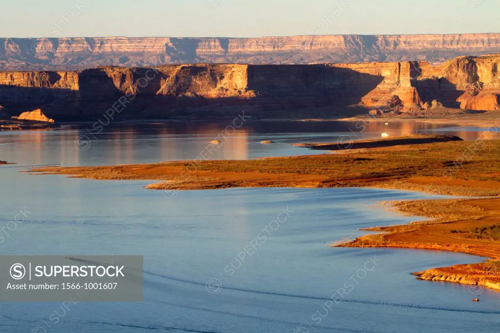United states, Arizona,Page , lake Powell on the Colorado river.