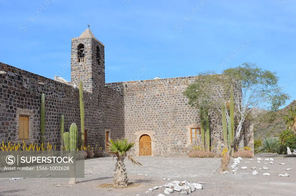 Mexico, Baja California, Mulege, Mission Santa Rosalia 1705-1766