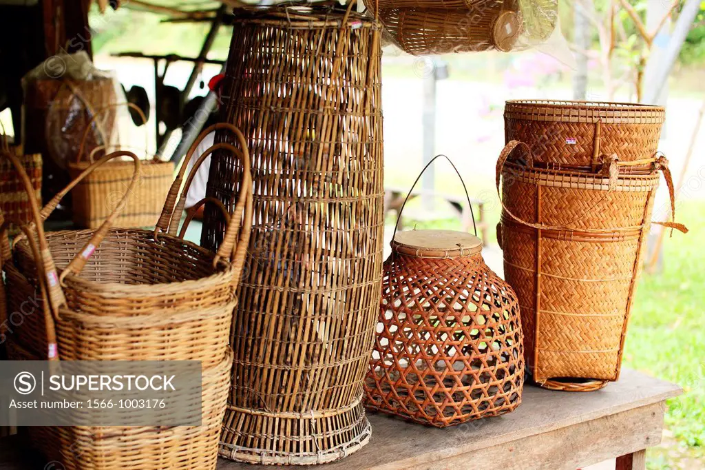 rattan baskets, Sabah, Malaysia